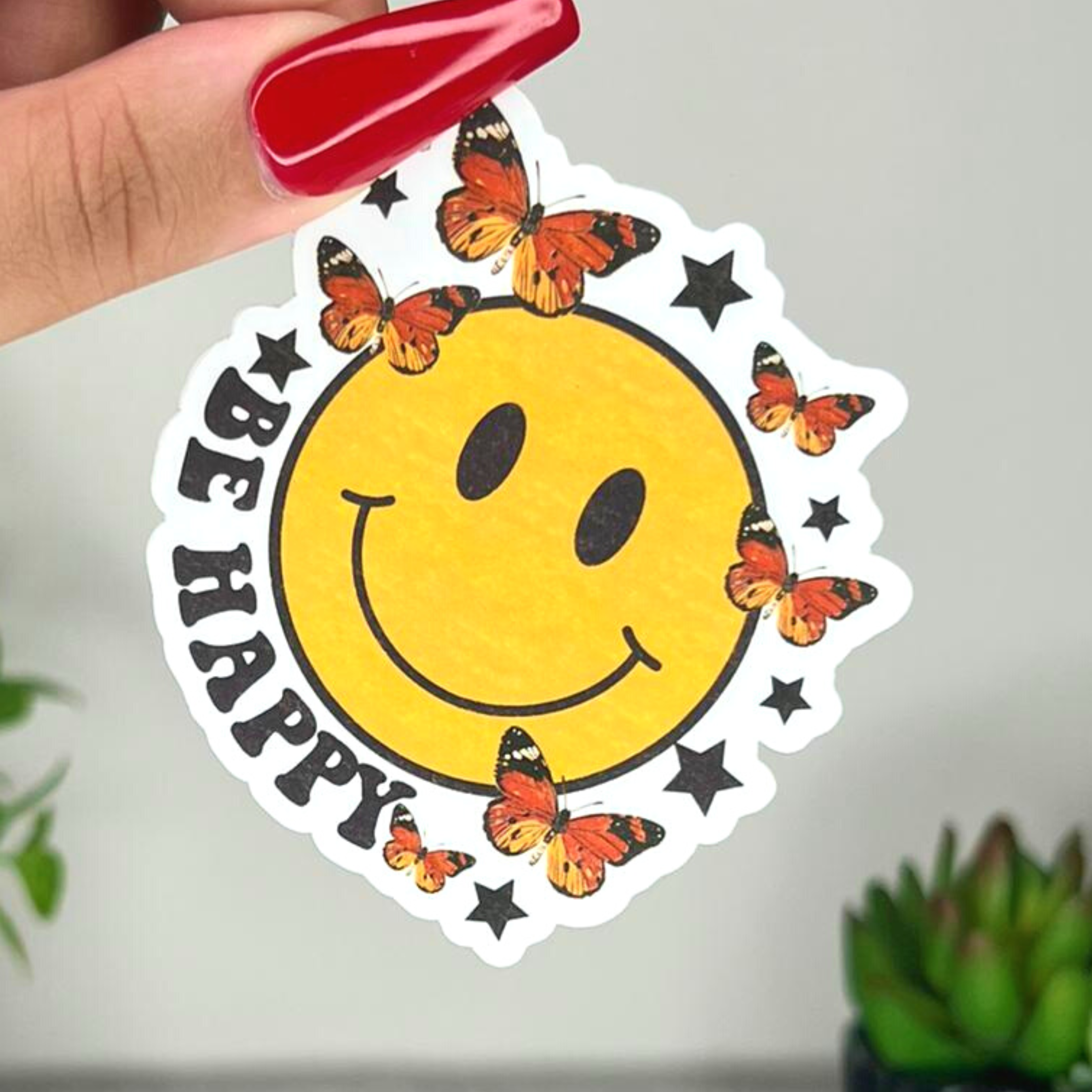 Aesthetic be Happy | Sticker