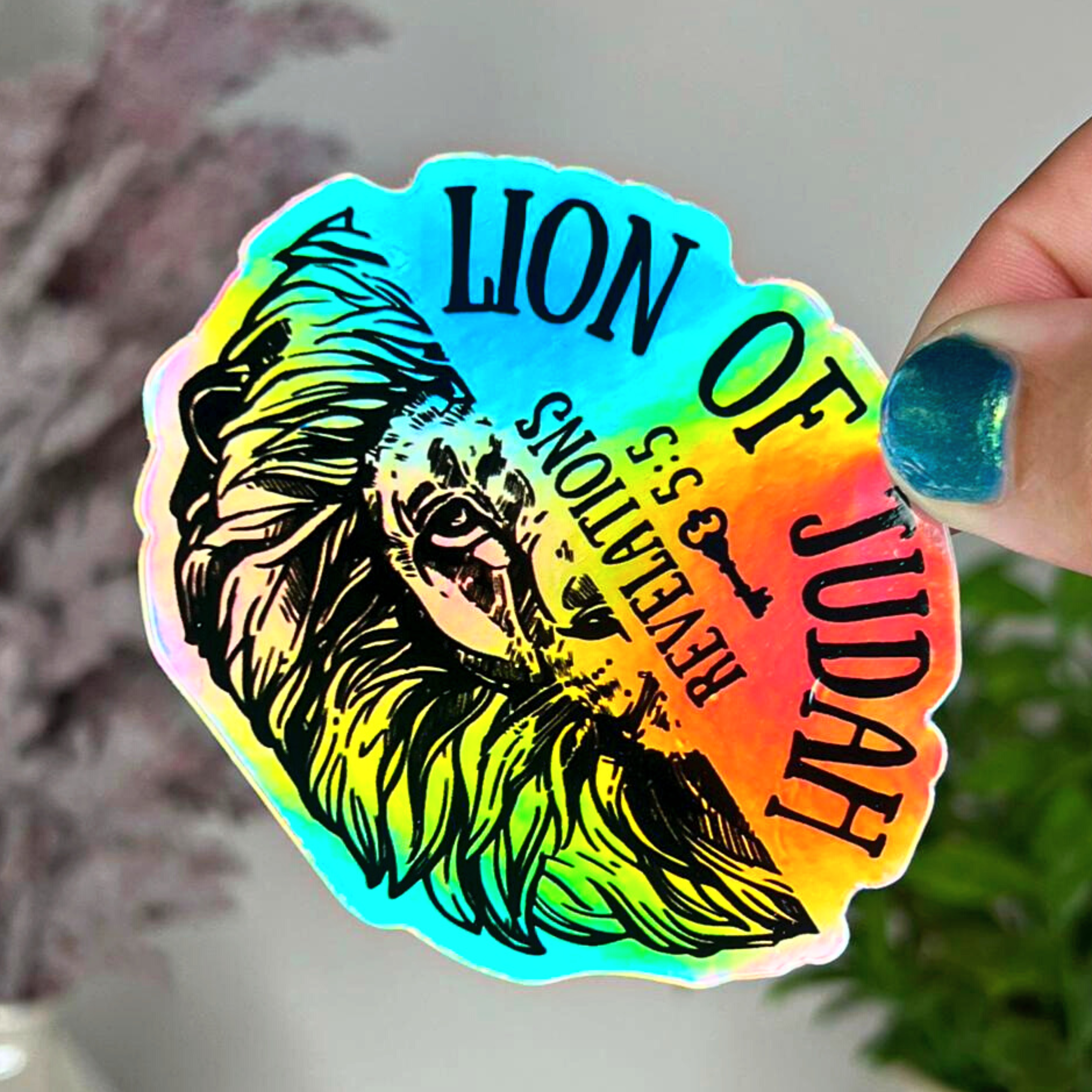 Lion Of Judah Holo  | Sticker