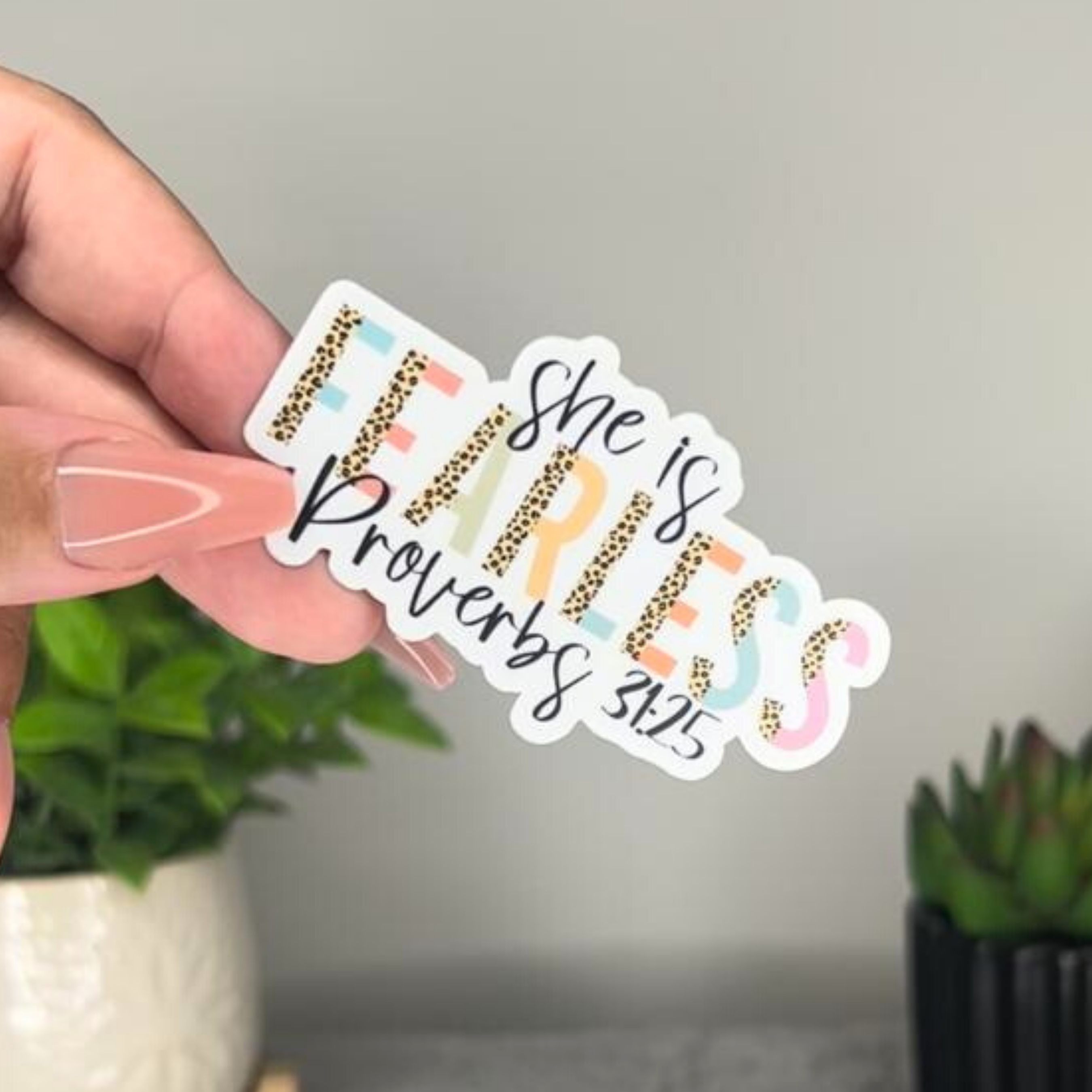 She is Fearless Mate | Sticker